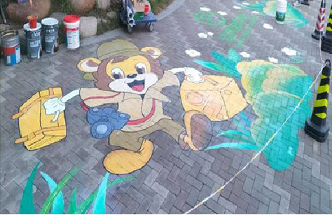 淳安夏季画地面彩绘会遇到的问题