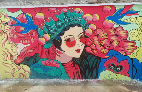 淳安墙体彩绘-网红墙