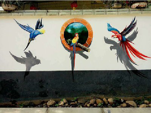 淳安视觉错位-3D墙绘设计