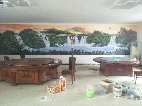 淳安墙绘-写实风景