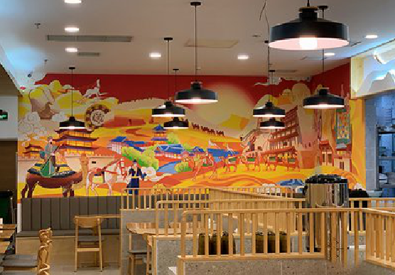 淳安商业空间彩绘介绍。