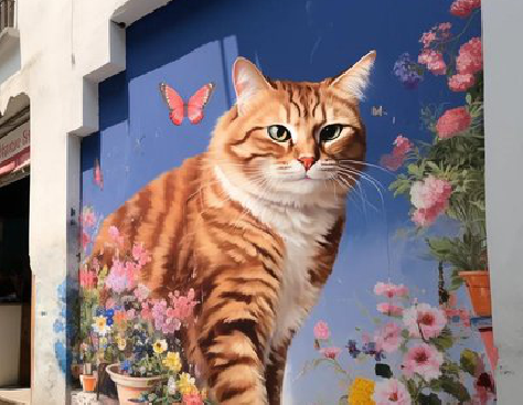 淳安自己绘制有个性的手绘墙